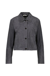Overshirt aus Leder