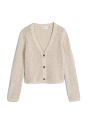 Strickcardigan aus Baumwollmix