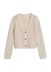 Strickcardigan aus Baumwollmix