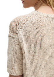 Strick-T-Shirt Loose Fit