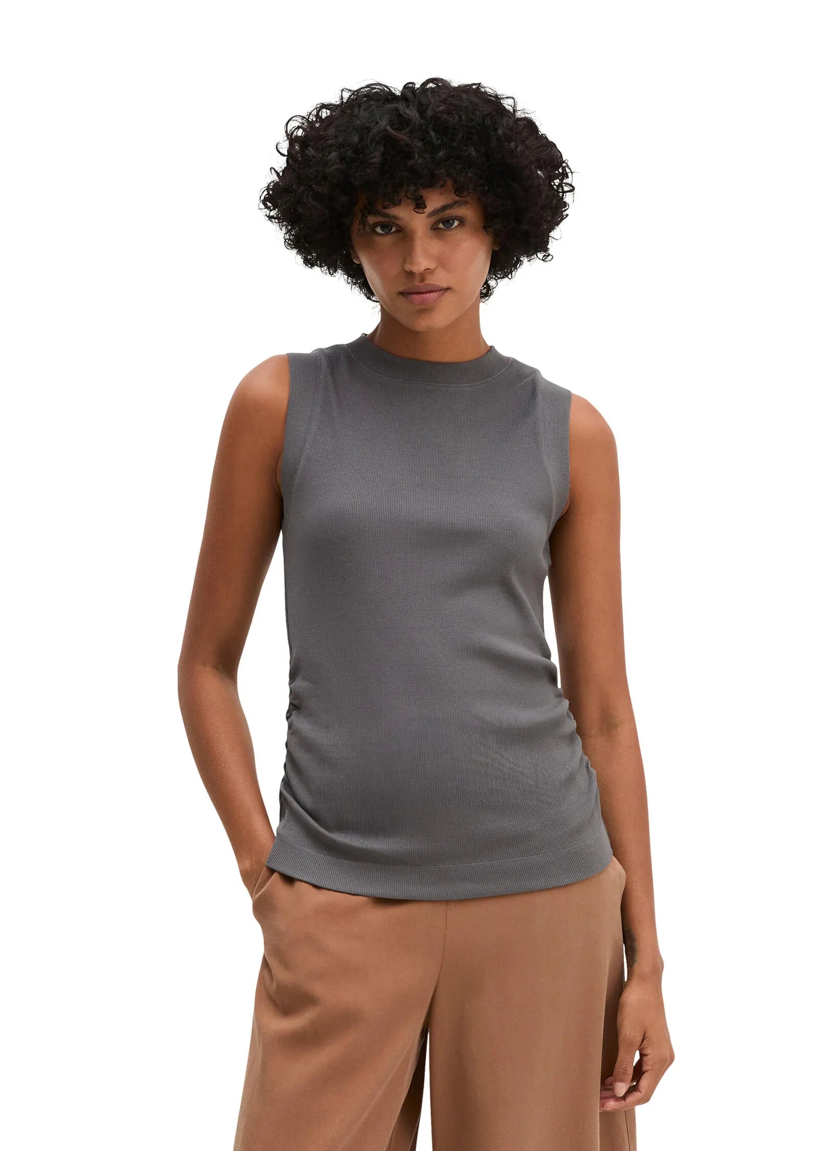 Tanktop aus Rippstrick
