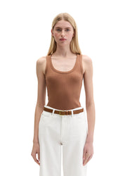 Tanktop aus Rippstrick