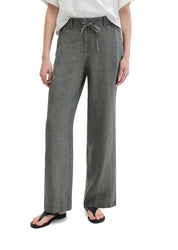 Leinenhose Straight Leg