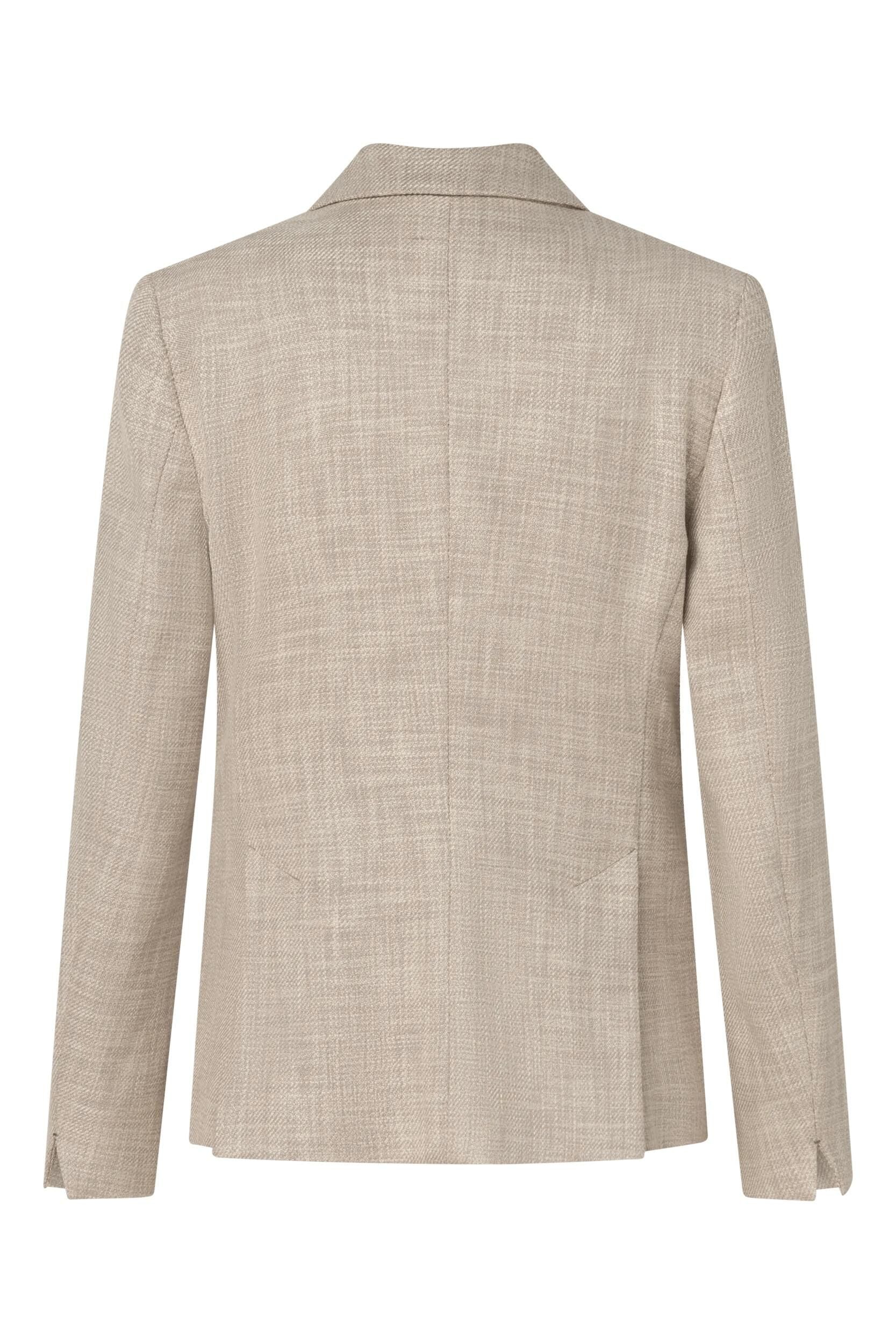 Blazer kariert aus Baumwollmix