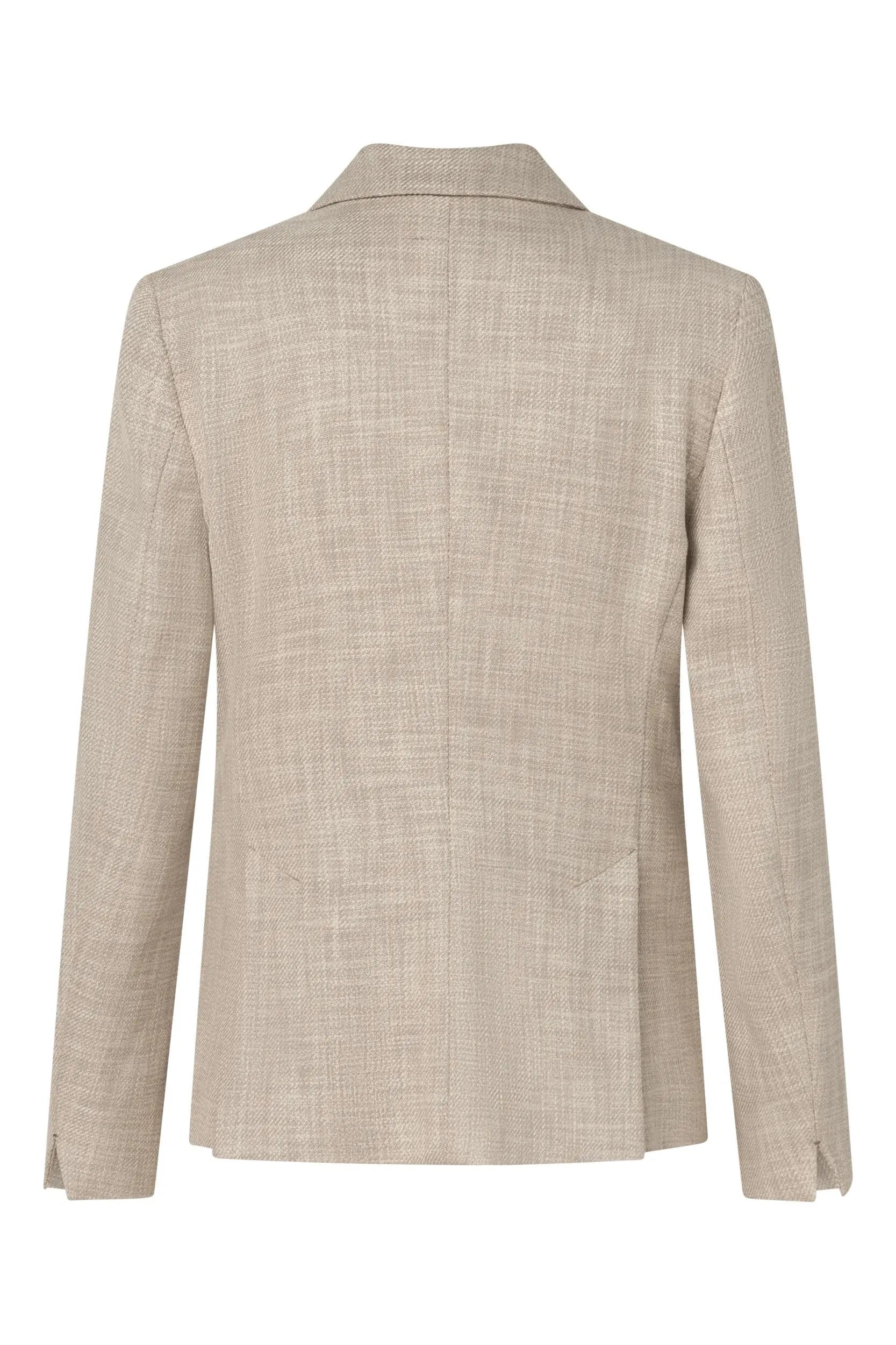 Blazer kariert aus Baumwollmix