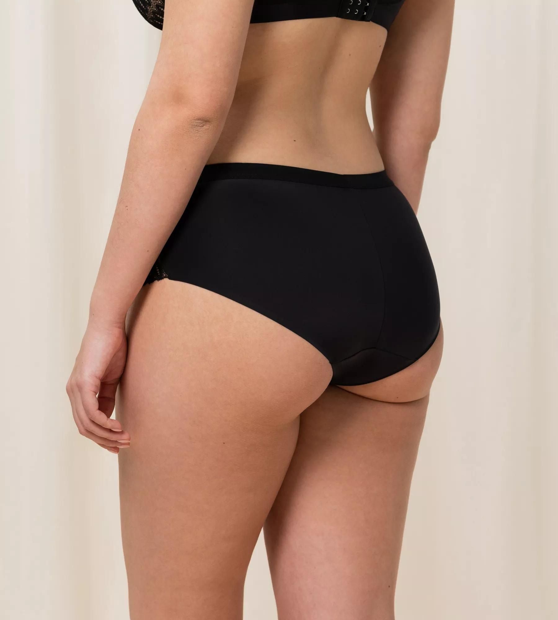 Maxi-Slip mit Spitzendetails
