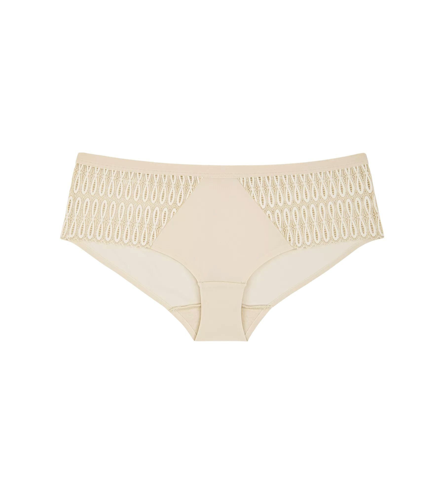 Maxi-Slip mit Spitzendetails