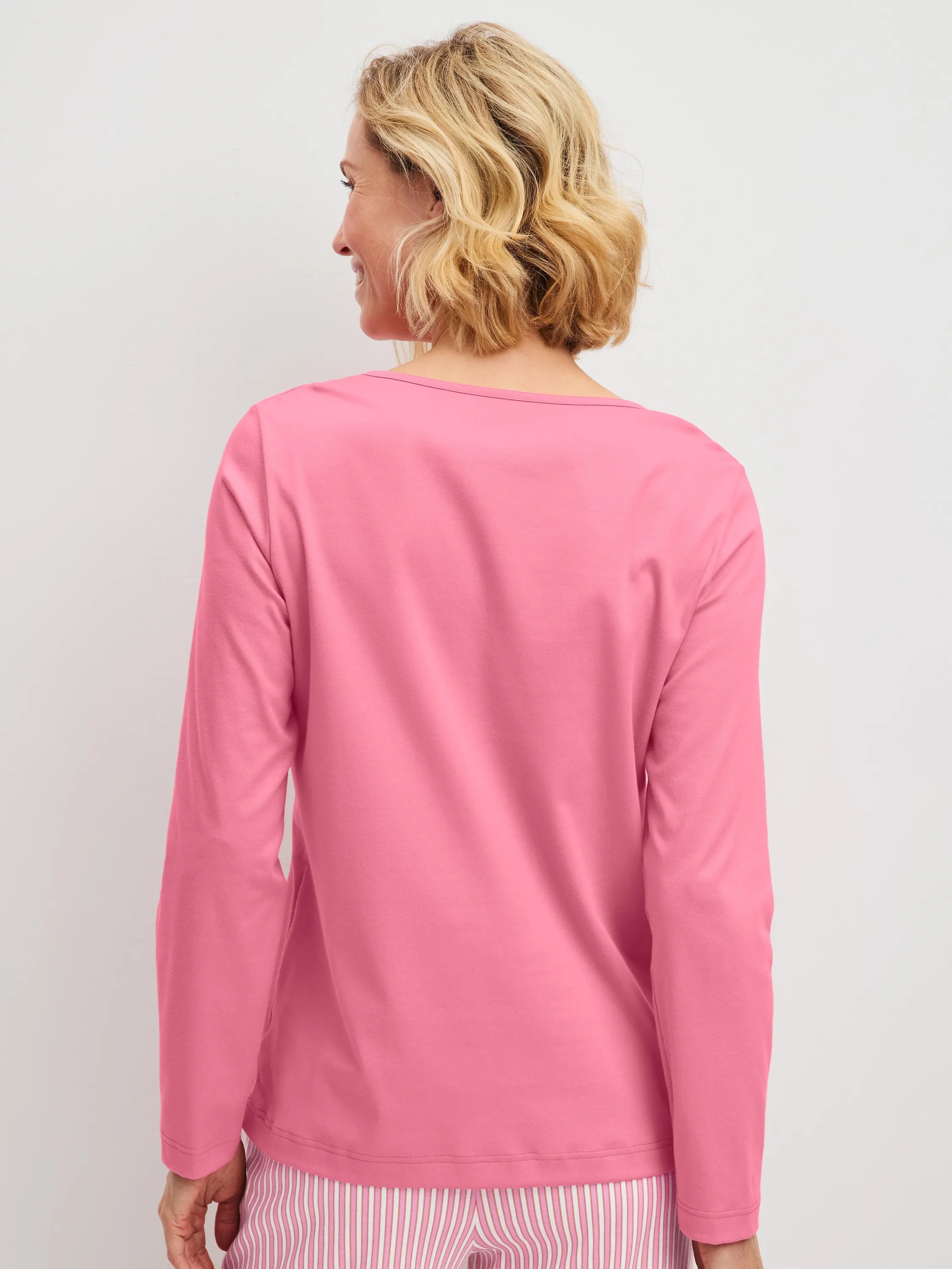 Langarmshirt aus Baumwolle