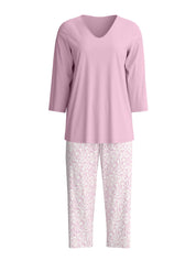 Pyjama 3/4 aus Baumwolle