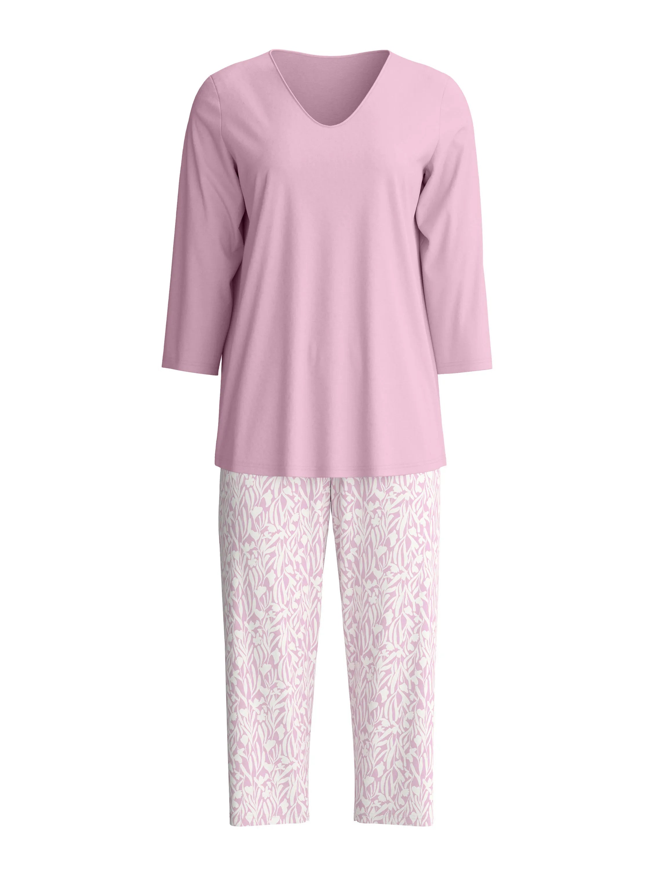 Pyjama 3/4 aus Baumwolle