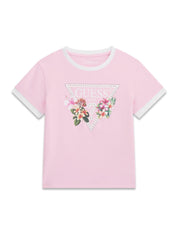 T-Shirt cropped aus Baumwolle
