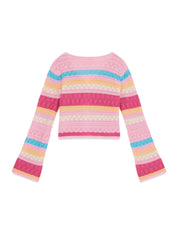 Strick-Cardigan aus Baumwolle
