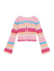 Strick-Cardigan aus Baumwolle