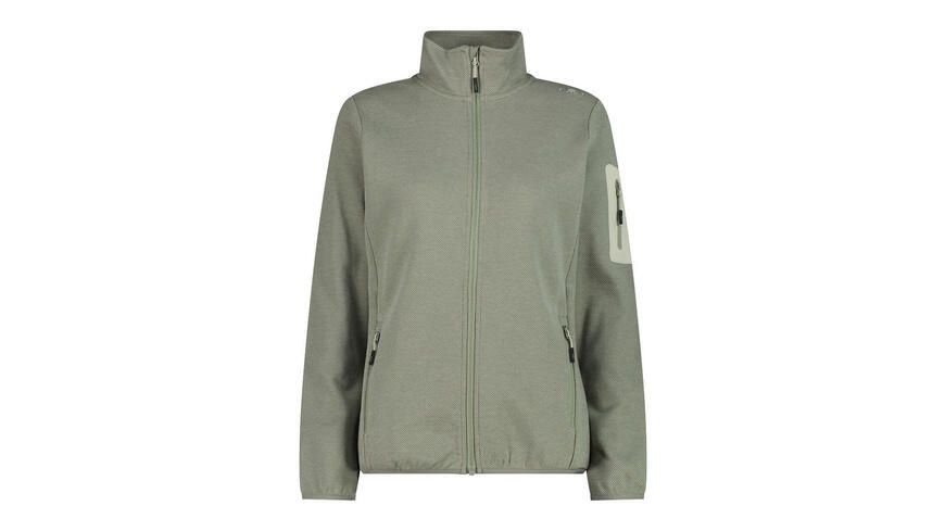 Fleecejacke mit Stehkragen
