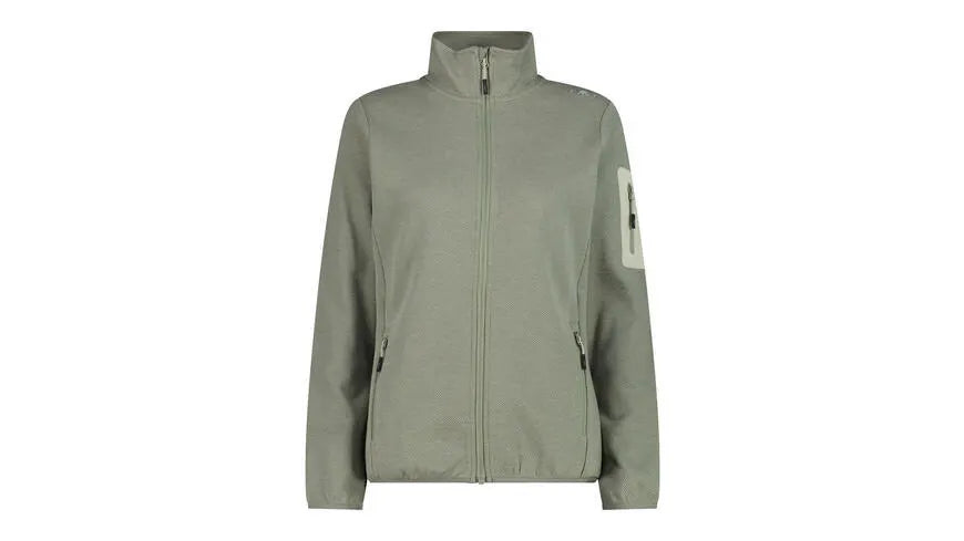Fleecejacke mit Stehkragen