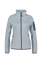 Fleecejacke mit Stehkragen