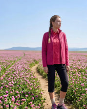 Fleecejacke mit Stehkragen