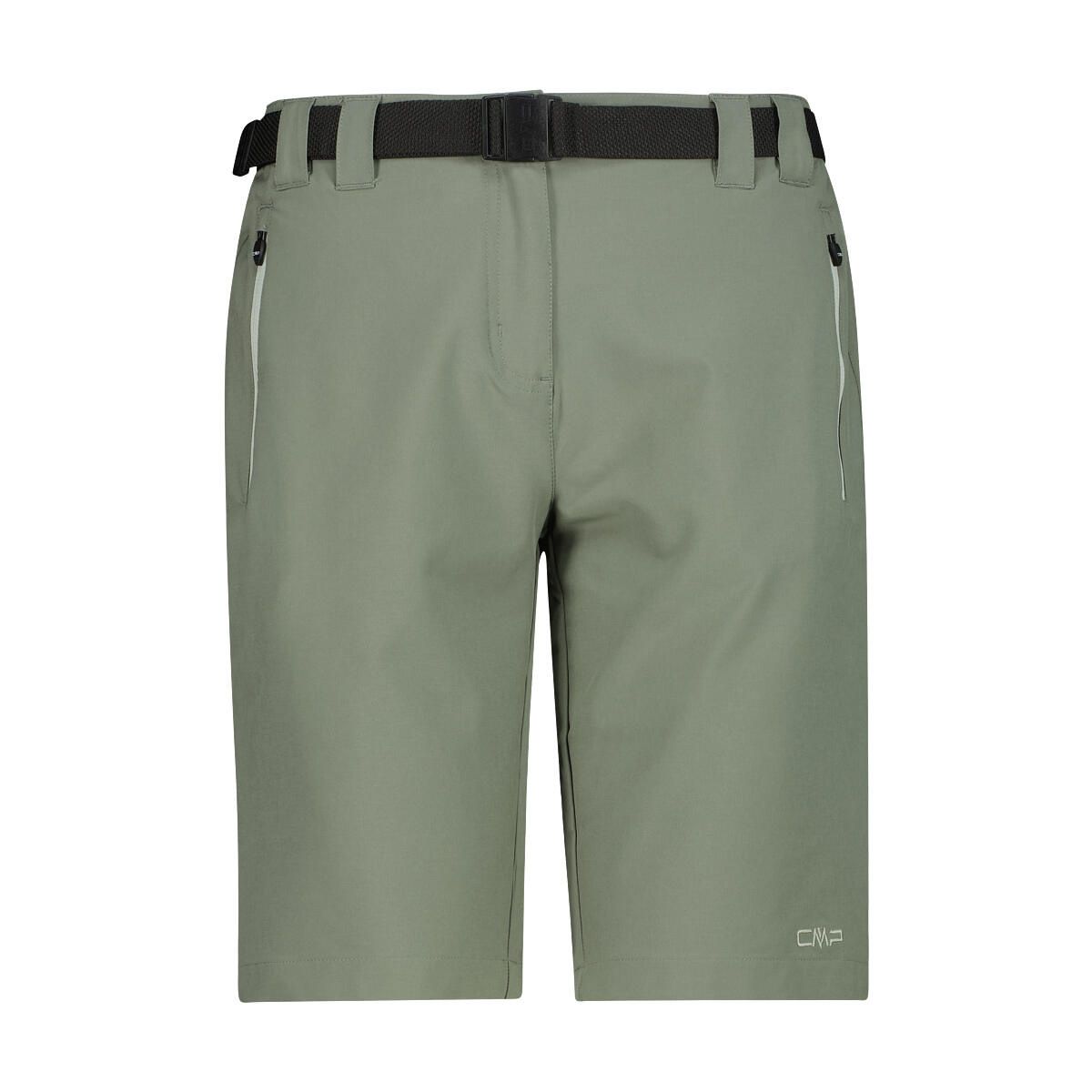 Bermuda Shorts mit Gürtel