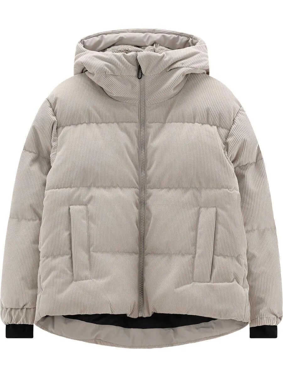 Winterjacke in Cord-Optik