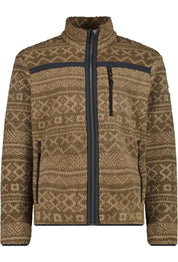 Fleecejacke mit Stehkragen