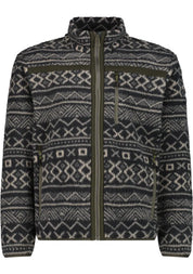 Fleecejacke mit Stehkragen