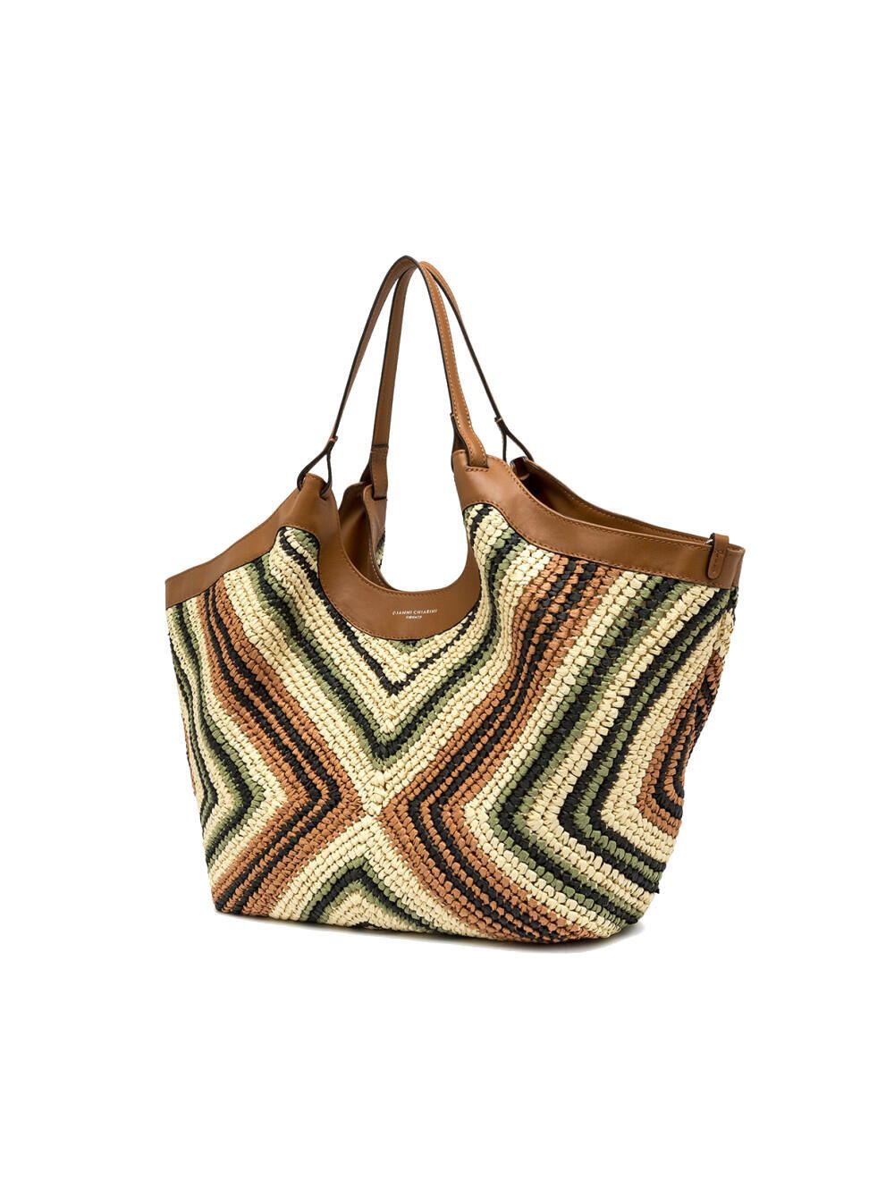 Schultertasche geflochten