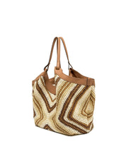 Schultertasche geflochten