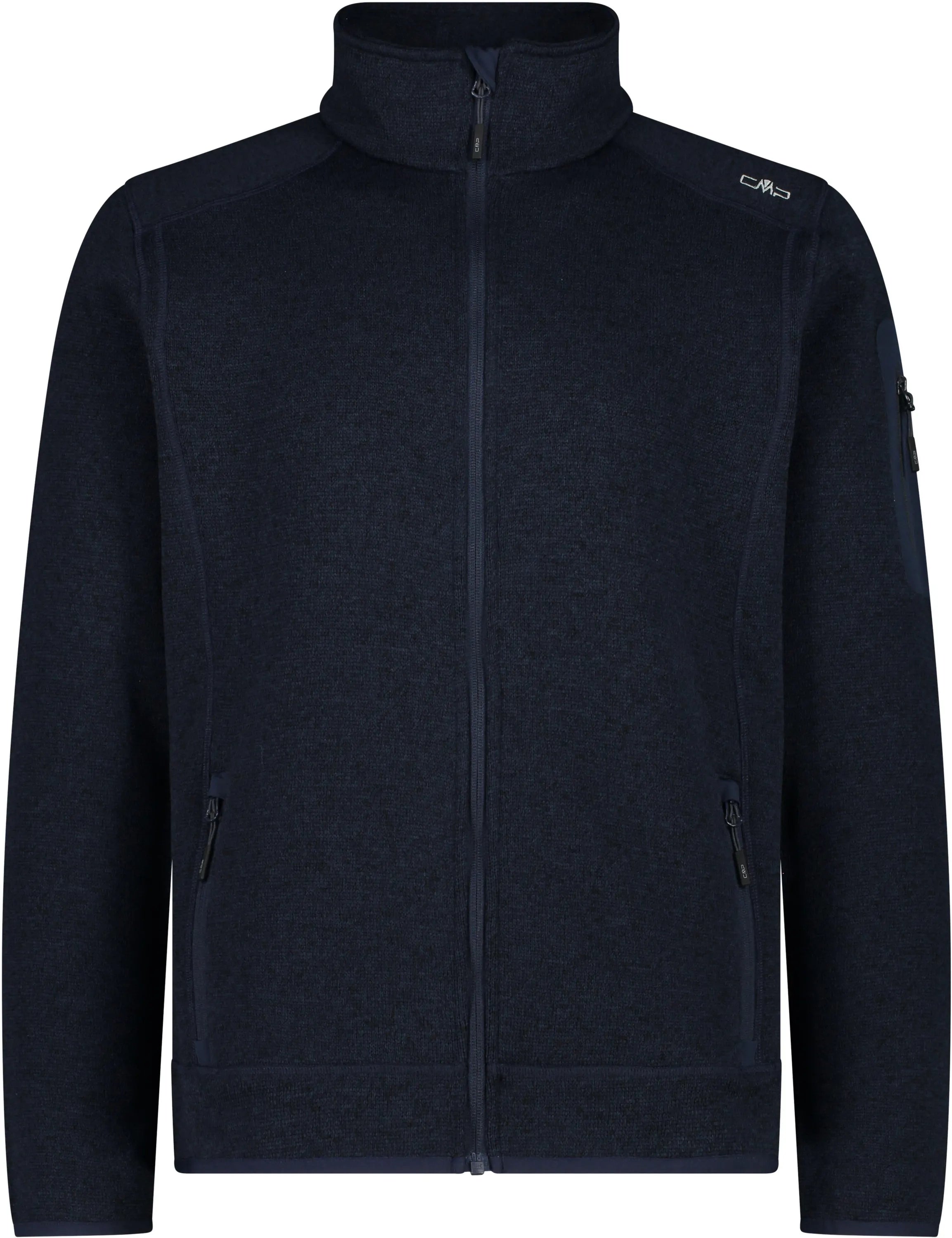 Fleecejacke mit Stehkragen