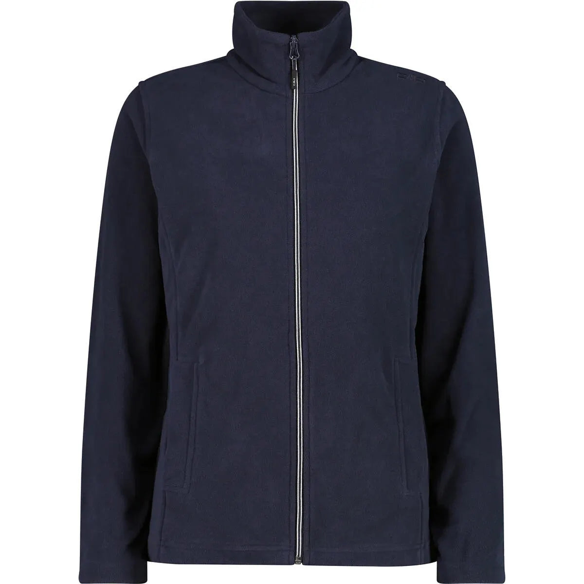 Fleecejacke mit Stehkragen