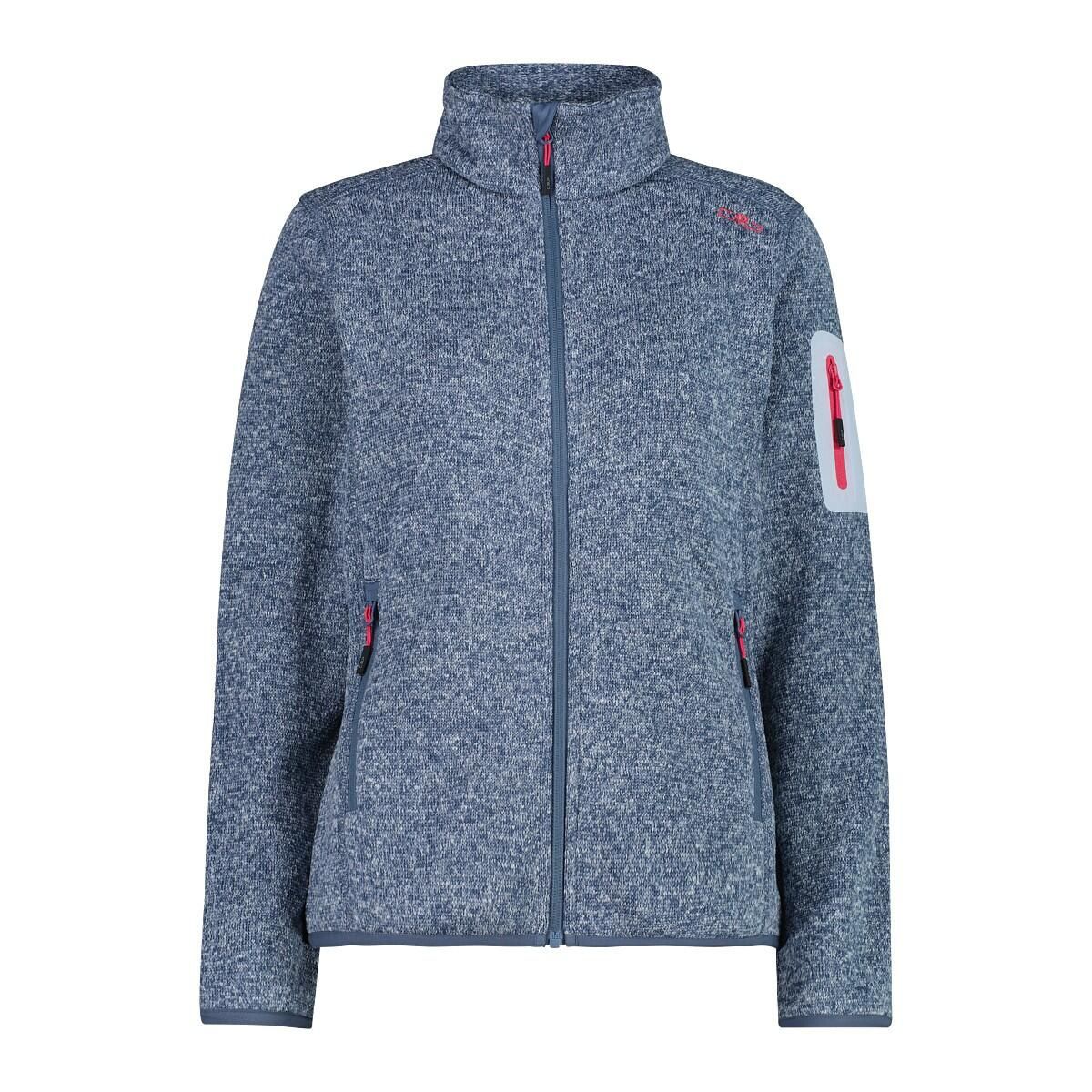 Fleecejacke mit Stehkragen