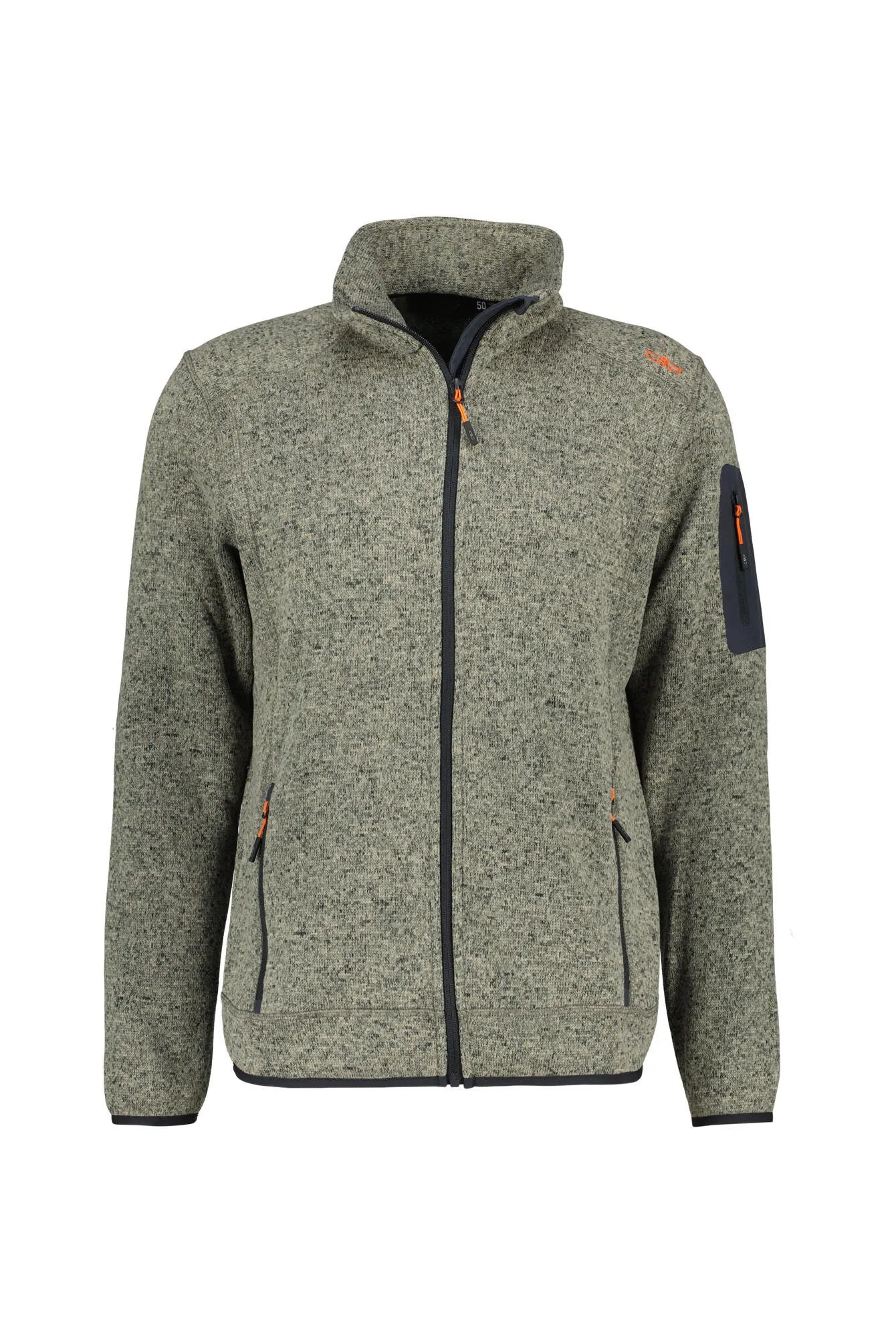Fleecejacke mit Stehkragen
