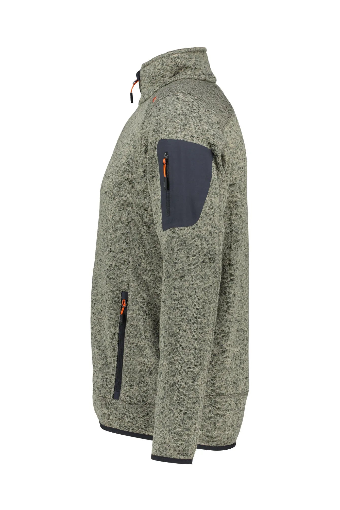 Fleecejacke mit Stehkragen