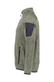 Fleecejacke mit Stehkragen