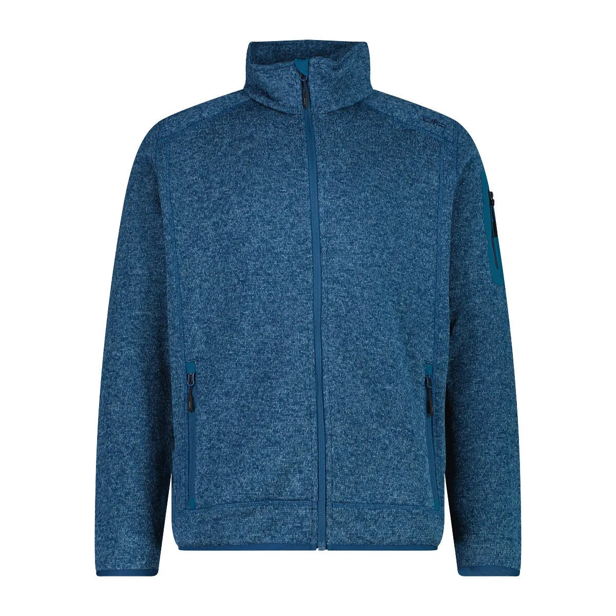 Fleecejacke mit Stehkragen