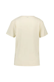 T-Shirt aus Leinenmix