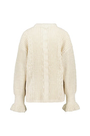Strickpullover mit Rundhalsausschnitt