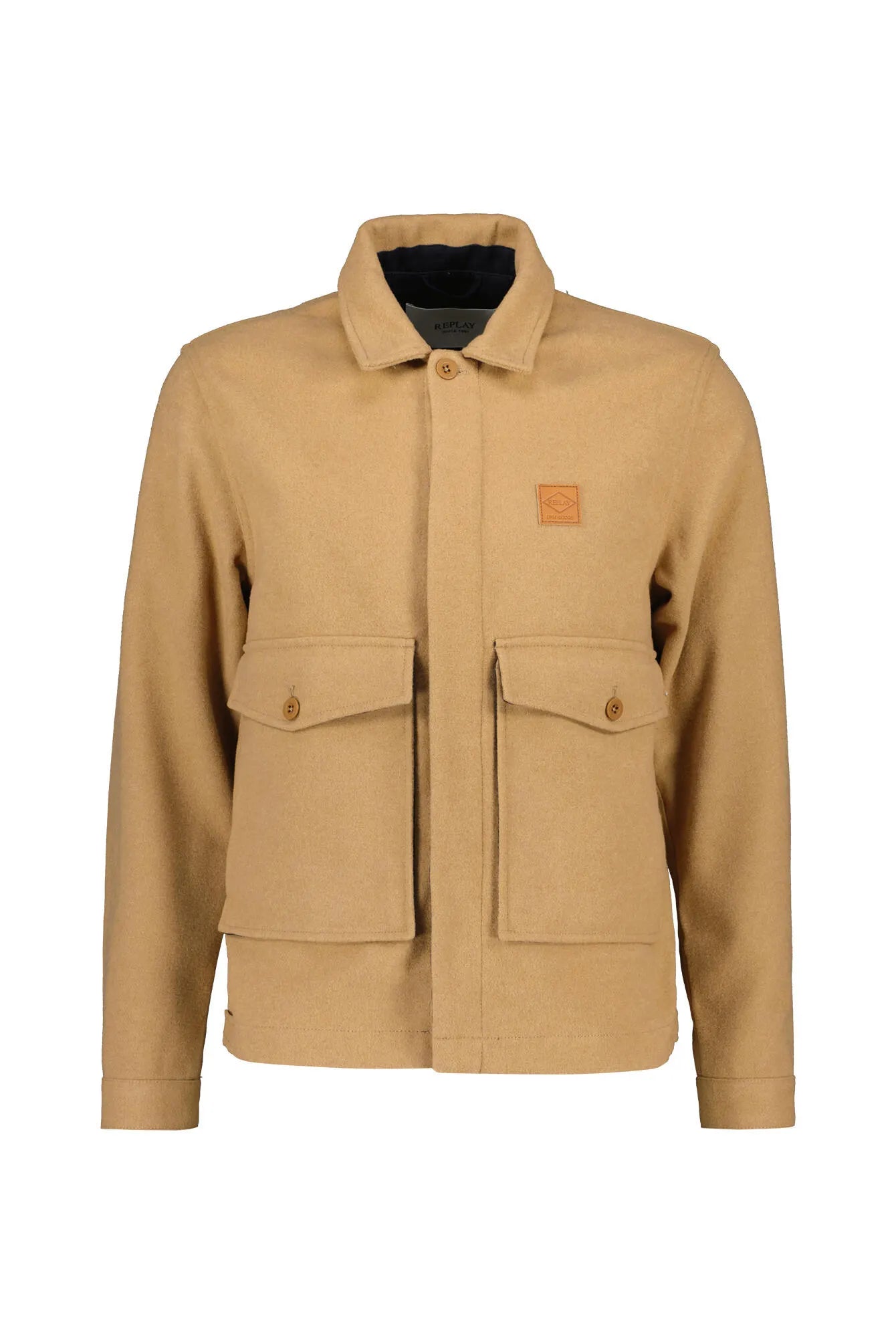Overshirt aus Wollmix