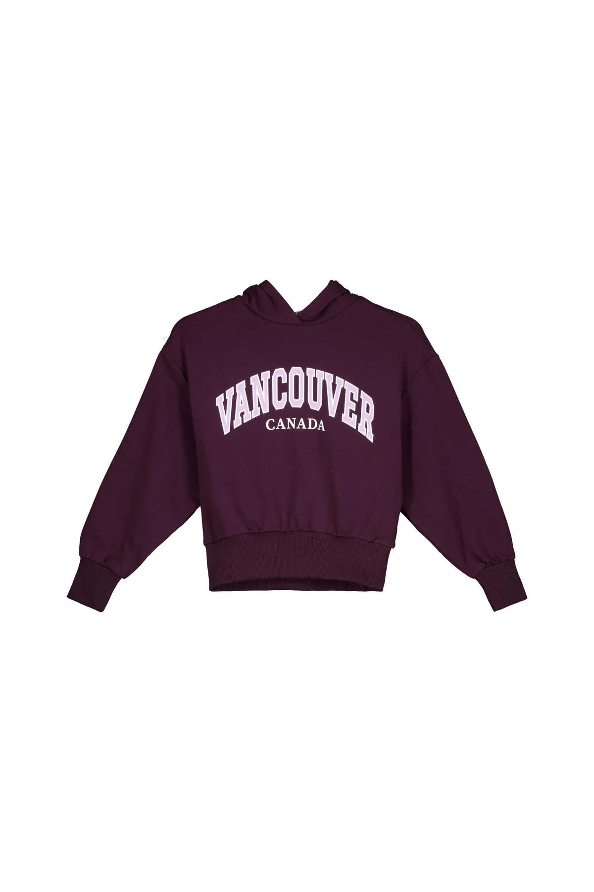 Sweatshirt aus Baumwollmix mit Kapuze