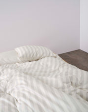 Bettwäsche Classic Stripe aus Baumwollsatin