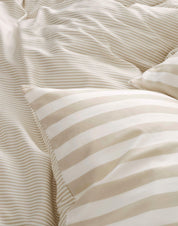 Bettwäsche Classis Stripe aus Baumwollsatin