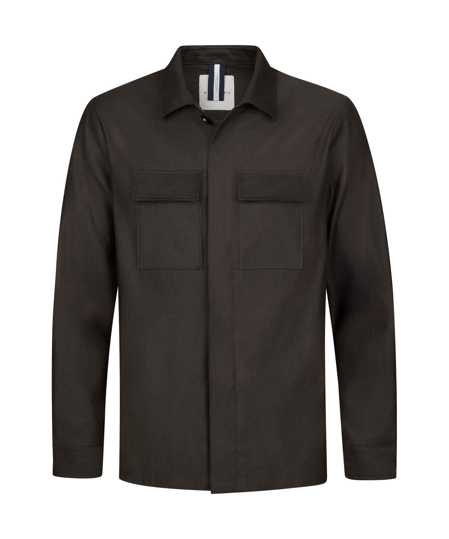 Overshirt aus Leinenmix