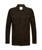 Overshirt aus Leder