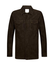 Overshirt aus Leder