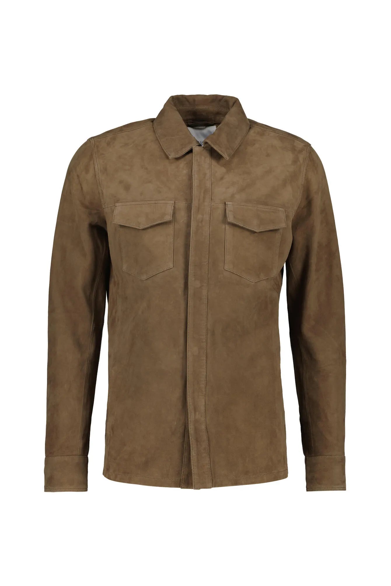 Overshirt aus Leder