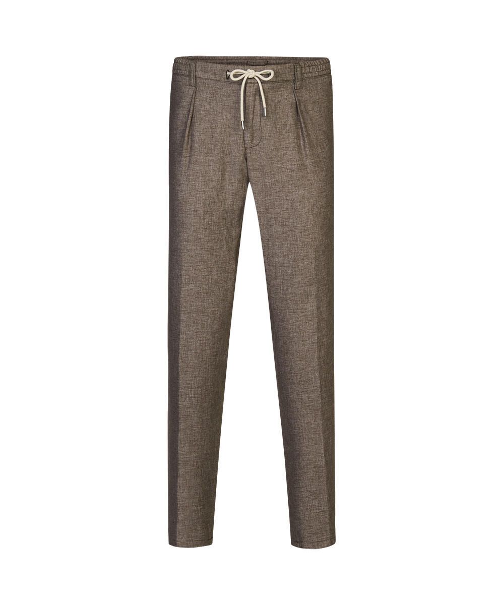 Hose Regular Fit aus Leinenmix