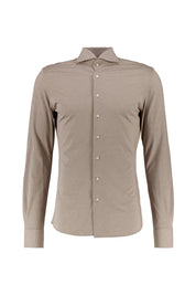 Twill-Hemd Japanese knitted Slim Fit