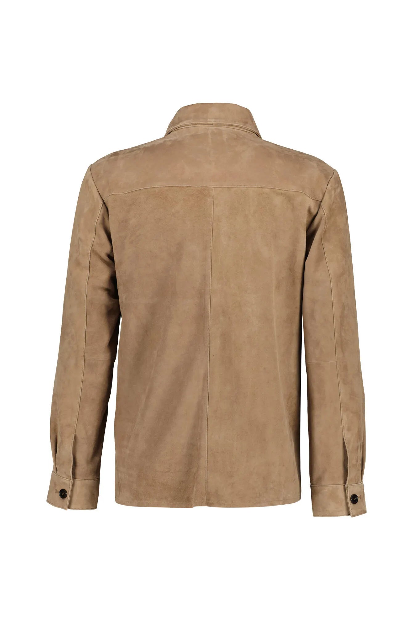 Overshirt aus Leder