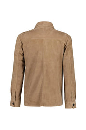 Overshirt aus Leder