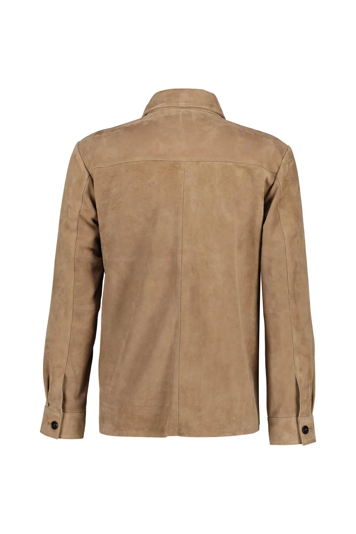Overshirt aus Leder