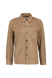 Overshirt aus Leder